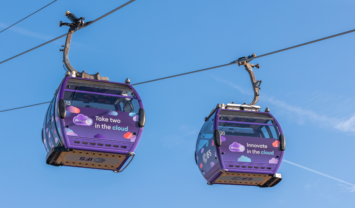 IFS Cloud Cable Car on a sunny day